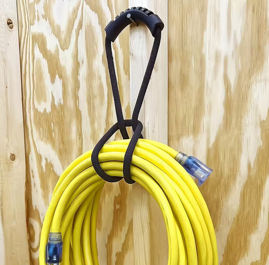 Heavy-Duty EV Cable Storage Strap with Carry Handle – Reinforced Nylon Organiser