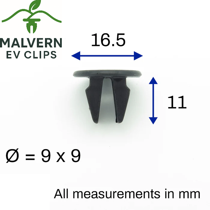 Kia/Hyundai Screw Grommet Lock Nut Clip 8684822000 – 9×9mm Hole