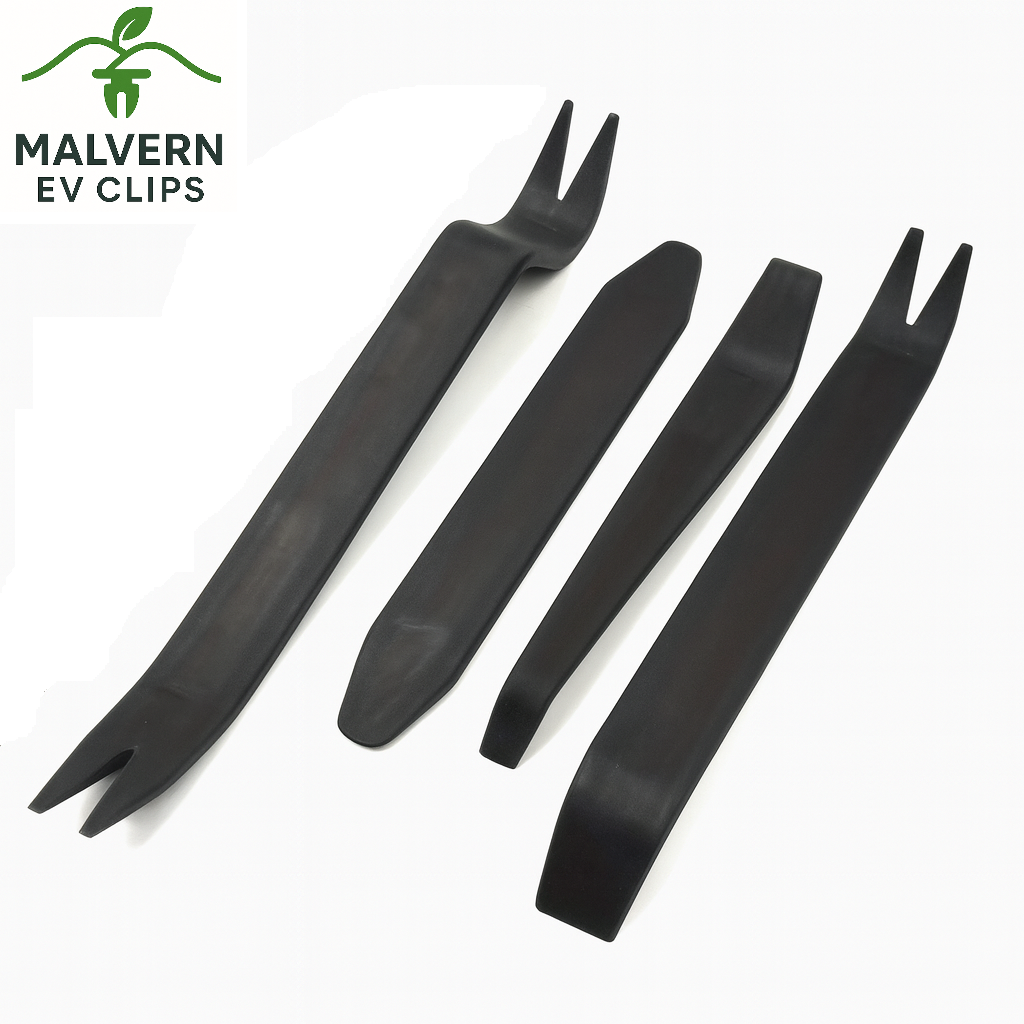 Car Interior Trim & Door Card Removal Pry Tool Set – 4pc Kit (Universal Fit)