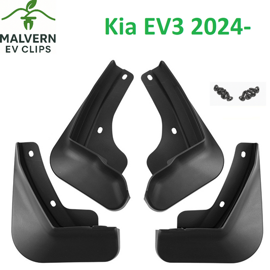 4x Mud Flaps Fits Kia EV3 2024– Front & Rear Splash Guards Set