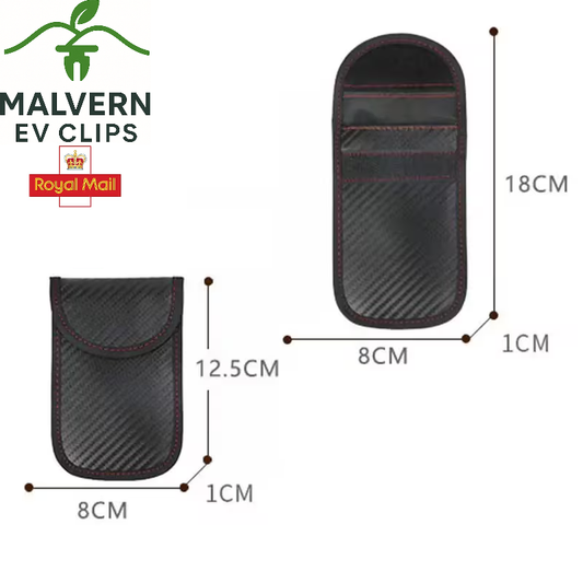 Faraday Key Fob Protector Anti-Theft RFID Signal Blocking Pouch Bag 2-Pack