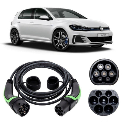 Volkswagen Golf GTE PHEV EV Charging Cables