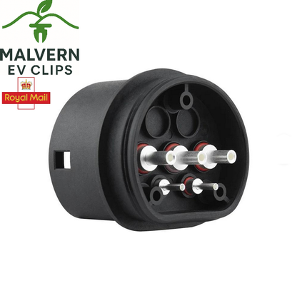 EV Cable Charger Replacement Part Type 2 Female Plug Handle 480V 32A 3P EU UK