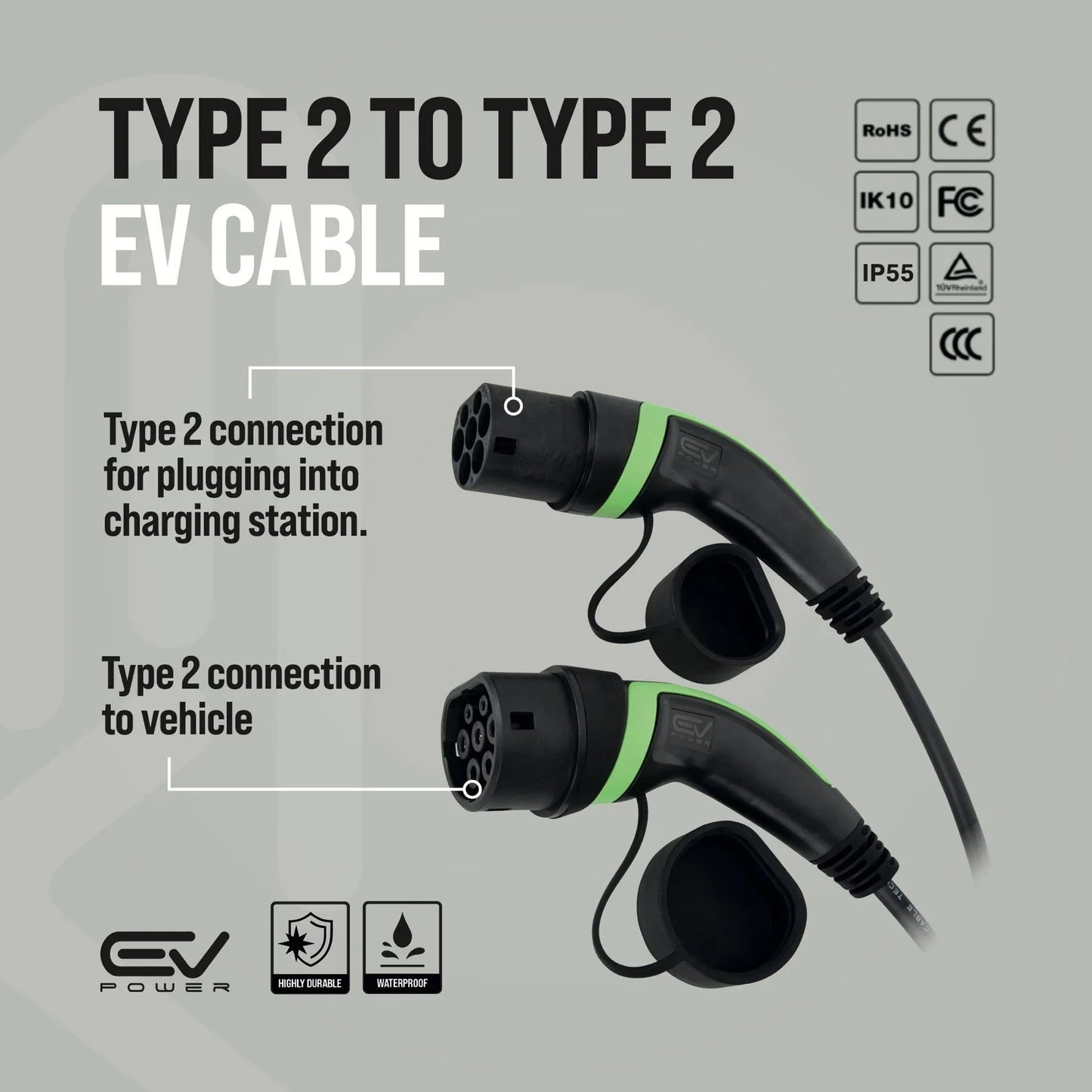 20m EV Charging Cables