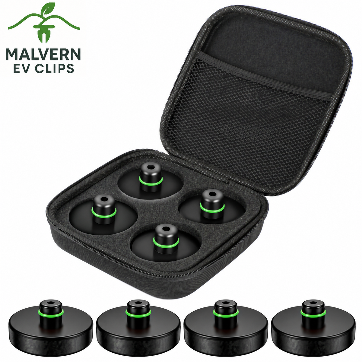 Tesla Jack Lift Pad Set with Storage Case – Fits Model 3 / S / X