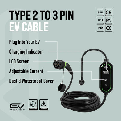 Volkswagen Golf 1.4 TSE EV Charging Cables