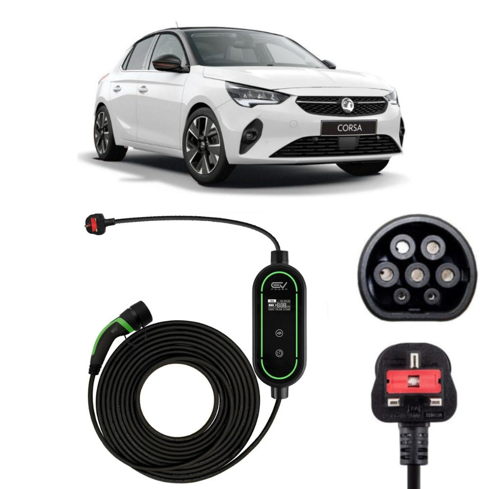 Vauxhall Corsa-e EV Charging Cable