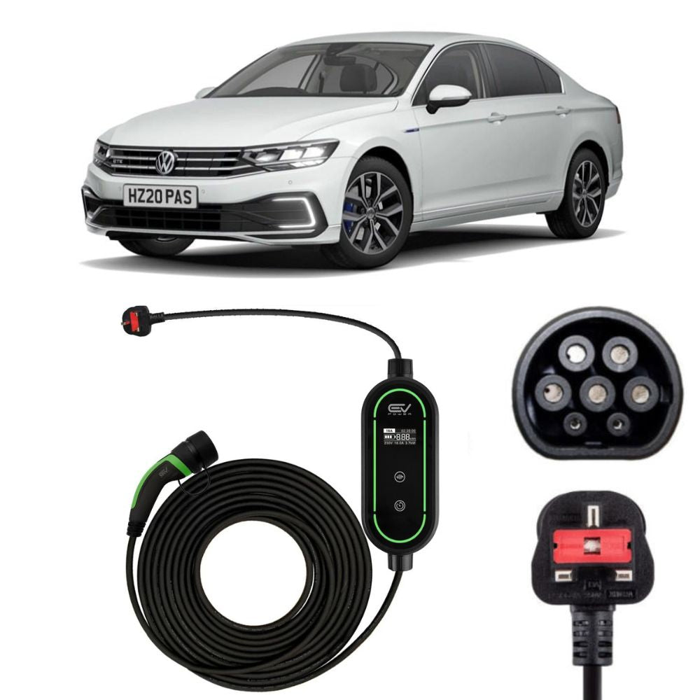 Volkswagen Passat GTE EV Charging Cables