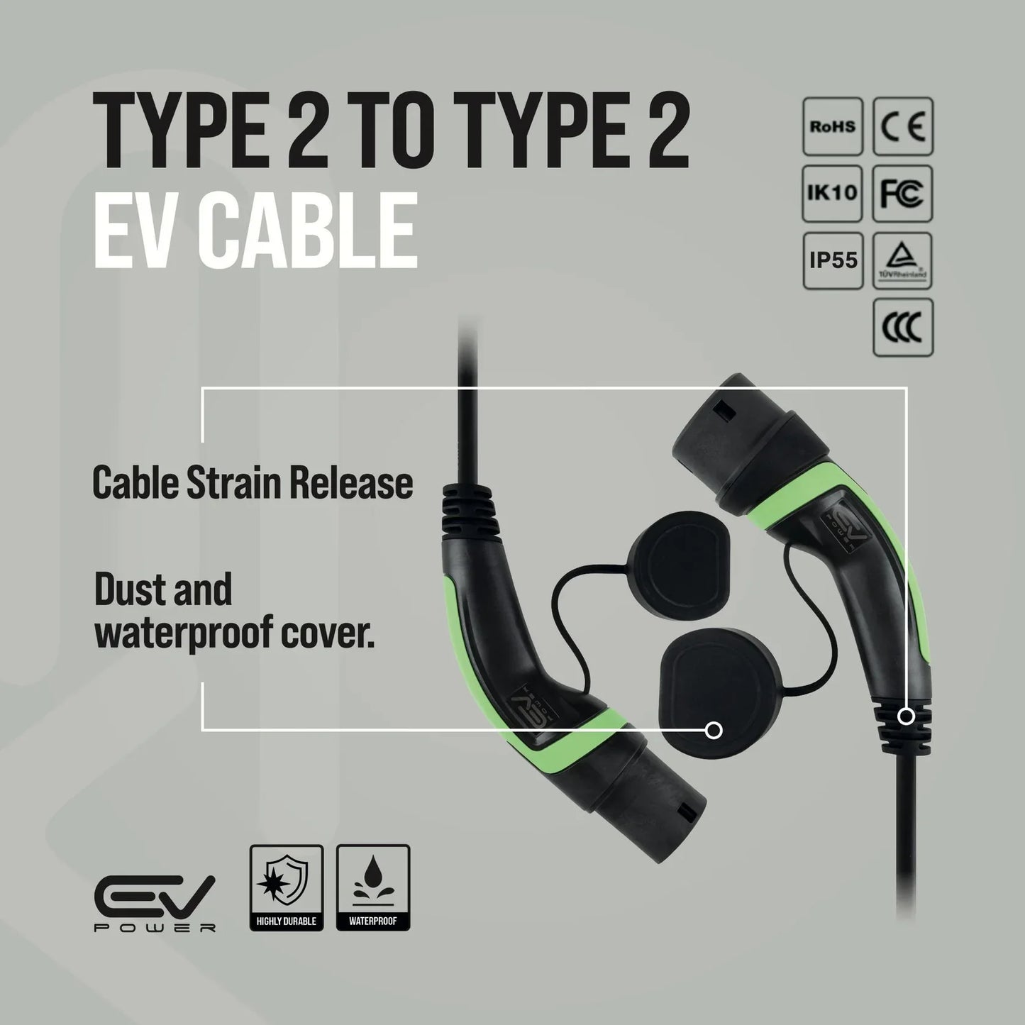 20m EV Charging Cables