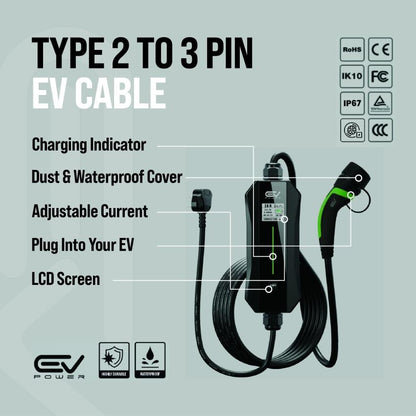 Hyundai i10 EV Charging Cable