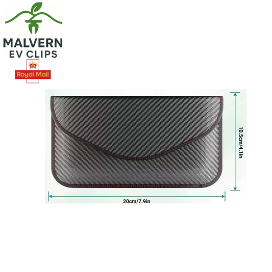 LARGE Faraday Key Fob Protector Anti-Theft RFID Signal Blocking Pouch Bag 2-Pack