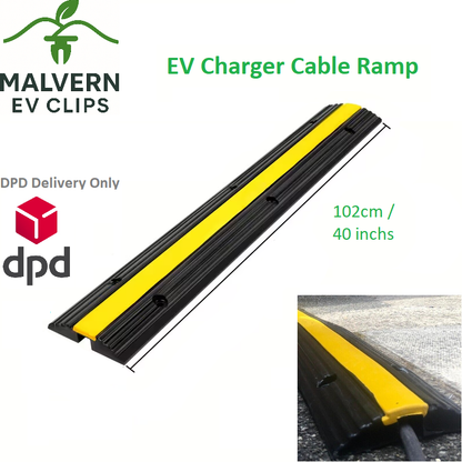 EV Cable Protector Ramp – Fits Any EV Cable – Driveway & Pavement Safety